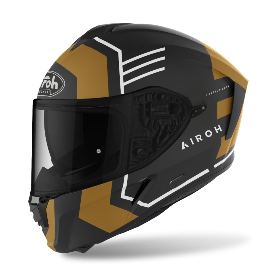 AIROH - CASCOS SPARK THRILL GOLD MATT