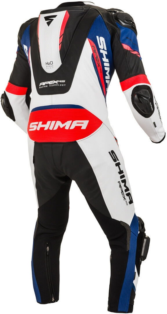 SHIMA APEX RS 1 PC Moto Homem Couro Fatos Branco Azul Preto Amarelo – 2 – Maximomoto PT