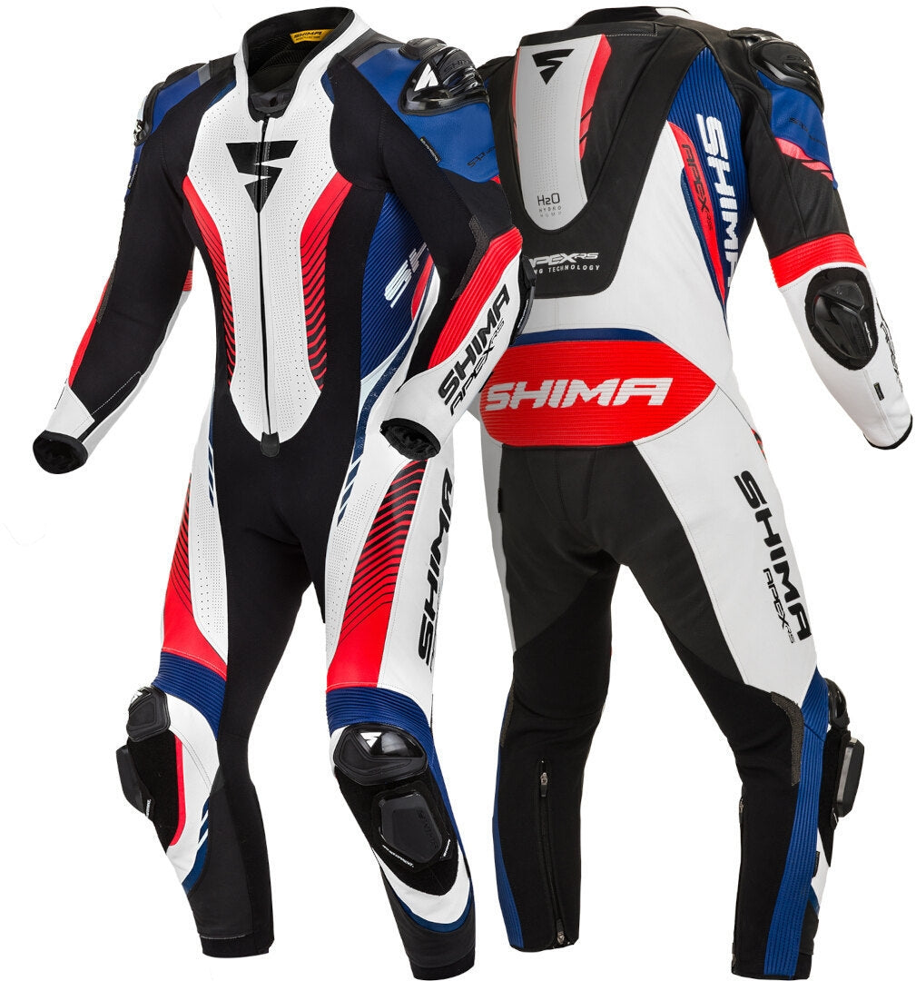 SHIMA APEX RS 1 PC Moto Homem Couro Fatos Branco Azul Preto Amarelo – 8 – Maximomoto PT