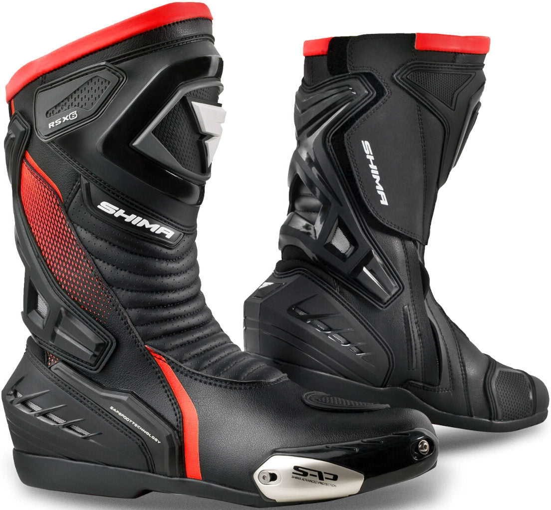 SHIMA RSX-6 MEN RED FLUO BOOTS  – 2 – Maximomoto PT