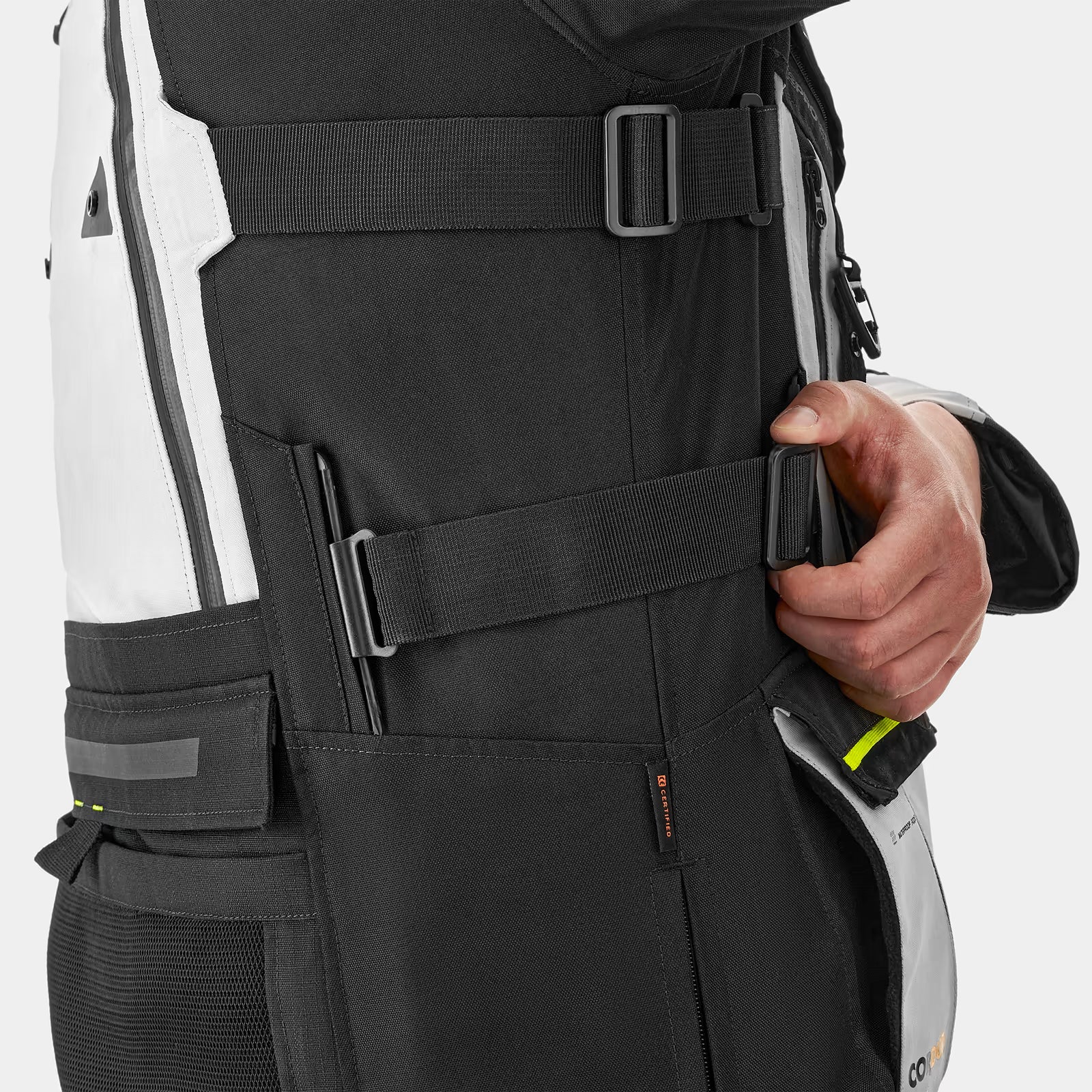 SHIMA TRACKER HOMBRE DE MOTO DE TURISMO CHAQUETA GRIS CLARO – 13 – Maximomoto PT