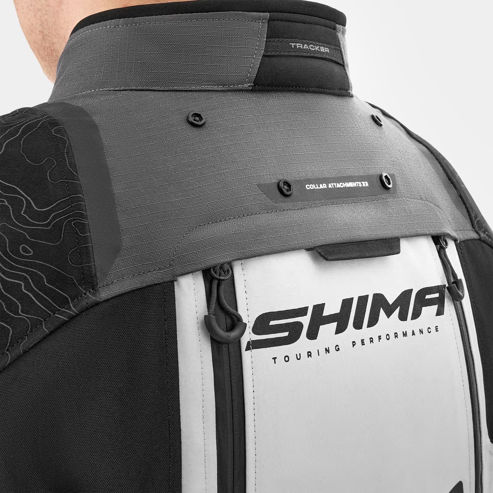 SHIMA TRACKER HOMBRE DE MOTO DE TURISMO CHAQUETA GRIS CLARO – 5 – Maximomoto PT