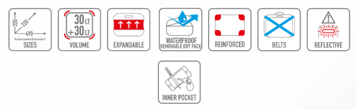 Givi EA127B Alforjas expandibles para motocicleta de 30 L – 7 – Maximomoto PT