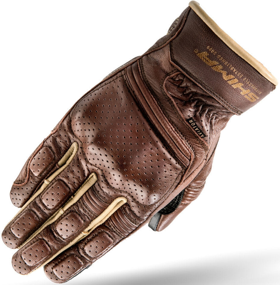SHIMA AVIATOR GUANTES LIGHT BROWN