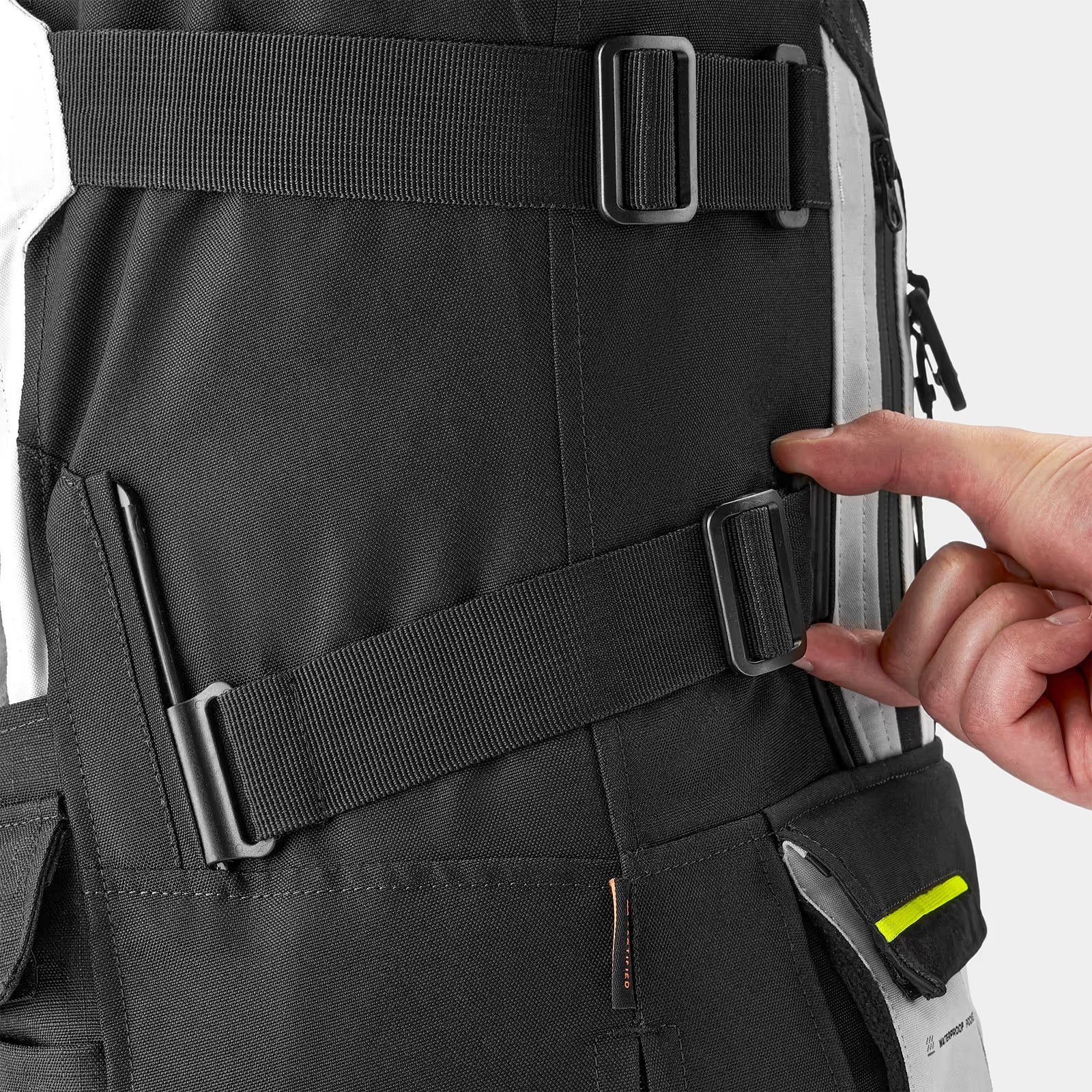 SHIMA TRACKER HOMBRE DE MOTO DE TURISMO CHAQUETA GRIS CLARO – 14 – Maximomoto PT