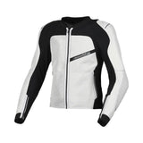 MACNA Korus hombre Chaqueta moto textil Gris Claro