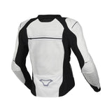 MACNA Korus hombre Chaqueta moto textil Gris Claro