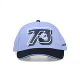 Gorra Alex Marquez Mid Visor 73 Azul Pálido