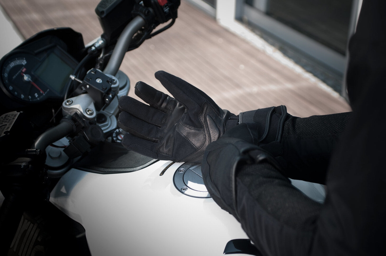 SHIMA UNICA WP LADY GUANTES NEGRO