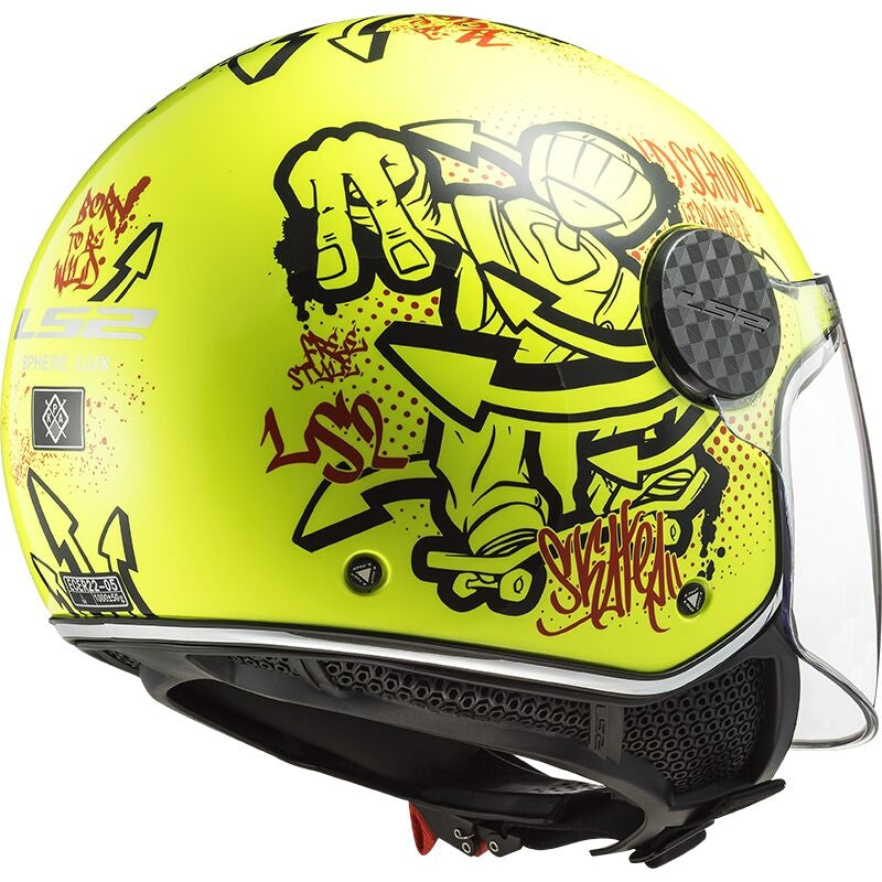 LS2 OF558 SPHERE LUX SKATER HV YELLOW – 2 – Maximomoto PT