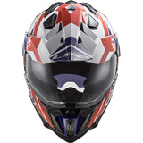 LS2 MX701 EXPLORER ATLANTIS G.WHITE RED BLUE
