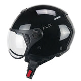 CGM 167A FLO MONO Scooter Cara Abierta Jet Casco Negro