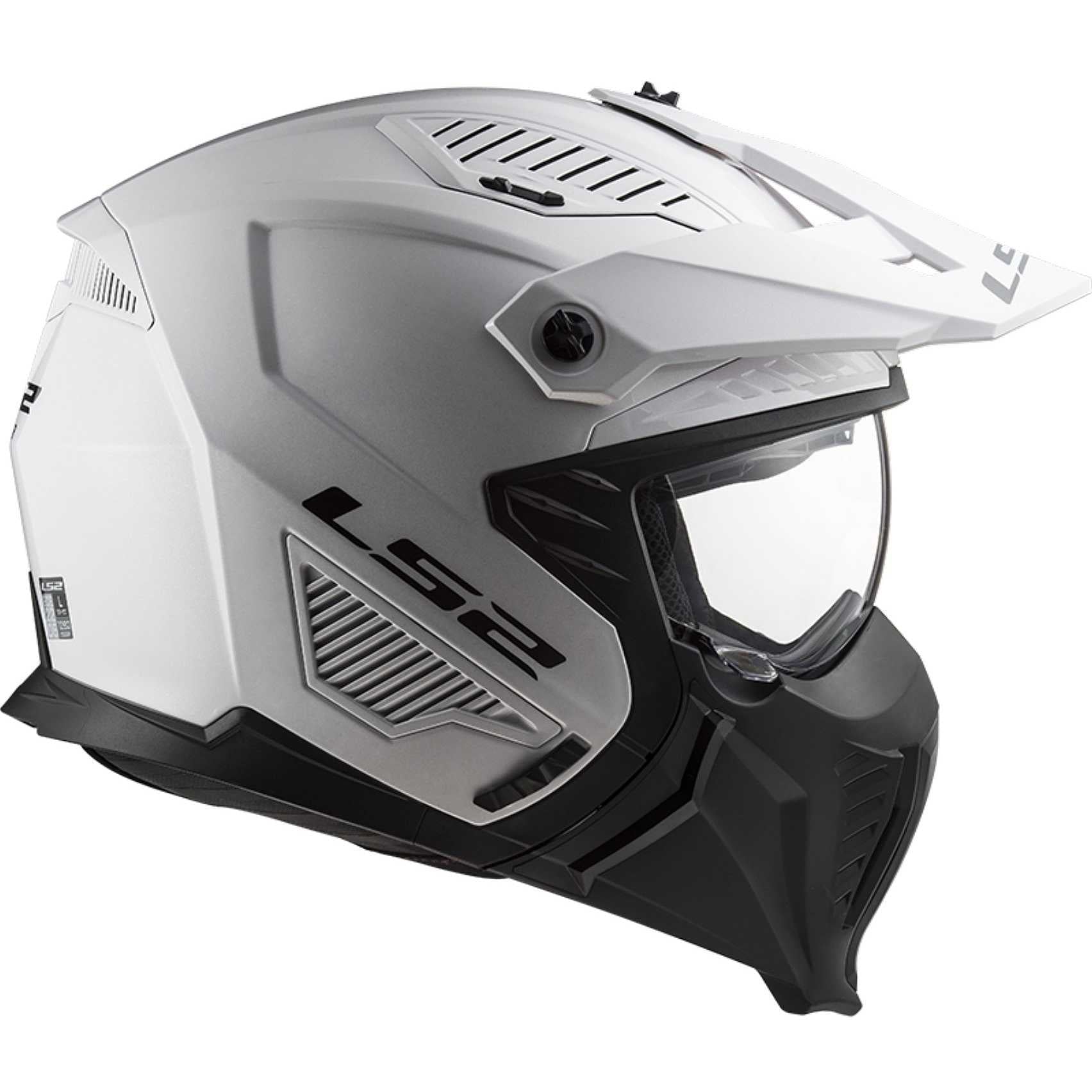 LS2 OF606 DRIFTER OPEN FACE MOTORCYCLE HELMET SOLID WHITE – 6 – Maximomoto PT
