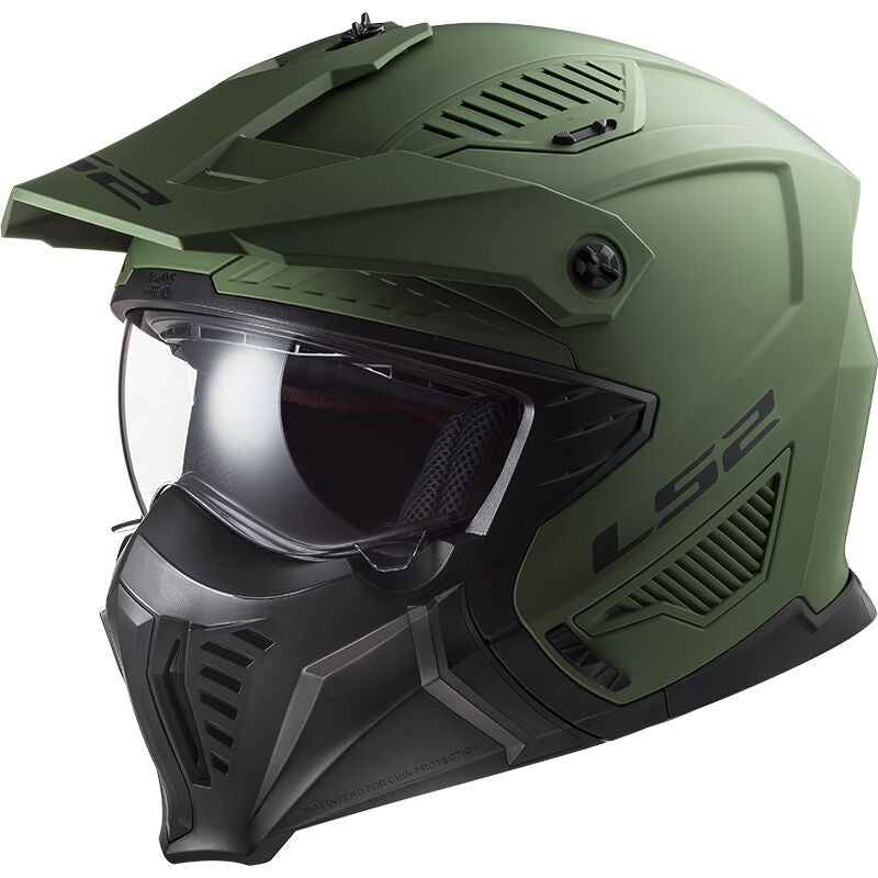 LS2 OF606 DRIFTER SOLID MATT MILITARY GREEN – 2 – Maximomoto PT