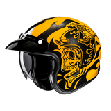 HJC V31 Flame MC3 abierto motocicleta estilo retro clásico Casco