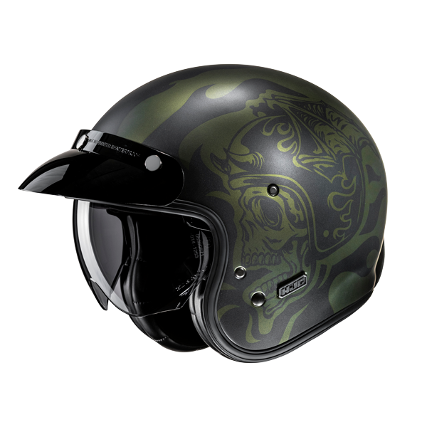 HJC V31 Flame MC4SF Classic Retro Style Motorcycle Helmet – 1 – Maximomoto PT