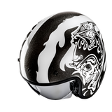 HJC V31 Flame MC5 abierto para motocicleta retro estilo urbano Casco