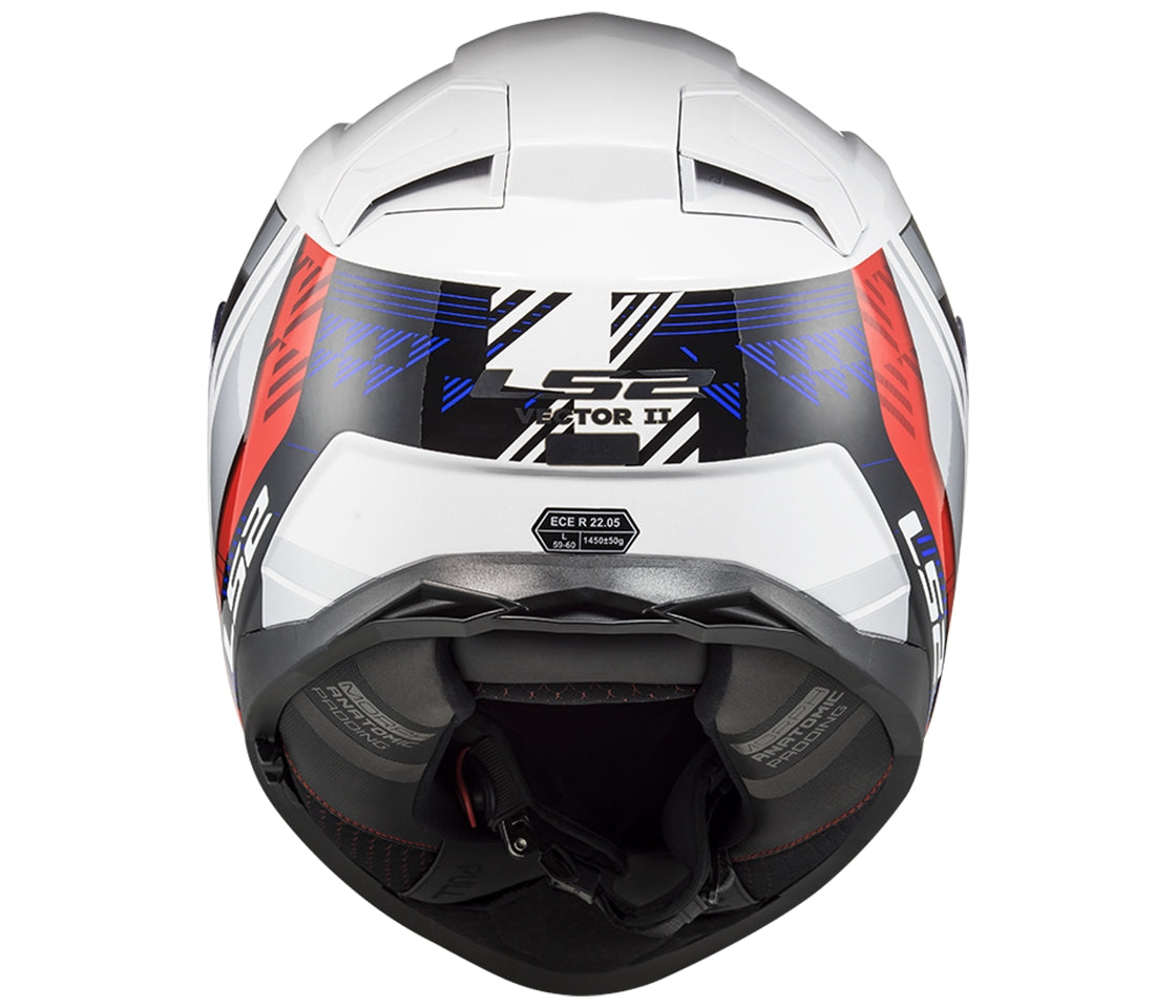 LS2 FF811 VECTOR II CAPACETE INTEGRAL DE MOTO BRANCO FLUO ROSA – 4 – Maximomoto PT