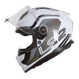 LS2 FF811 VECTOR II METRIC WHITE TITAN.SILVER