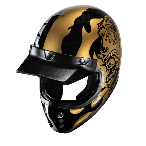 HJC V60 FLAME MC9 Casco Integral De Moto De Estilo Clásico Retro – 3 – Maximomoto PT
