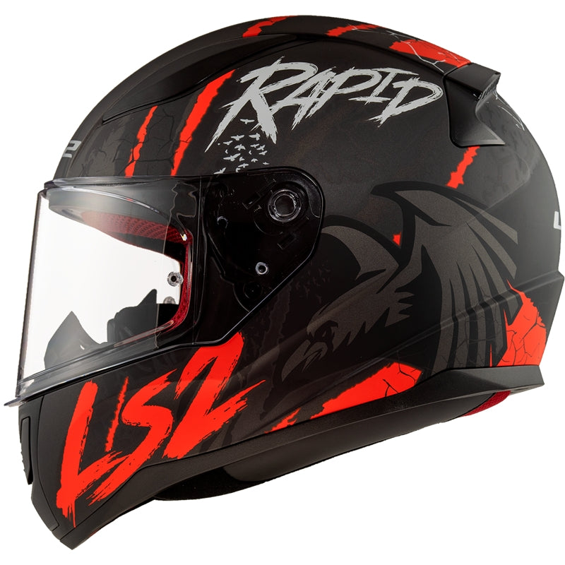 LS2 FF353 RAPID RAVEN M.BLACK WHITE RED – 2 – Maximomoto PT