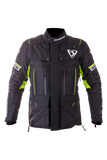 MUGENRACE T-UNO Moto Textil Casaco Preto Fluorescente Amarelo - maximomoto.pt -  front
