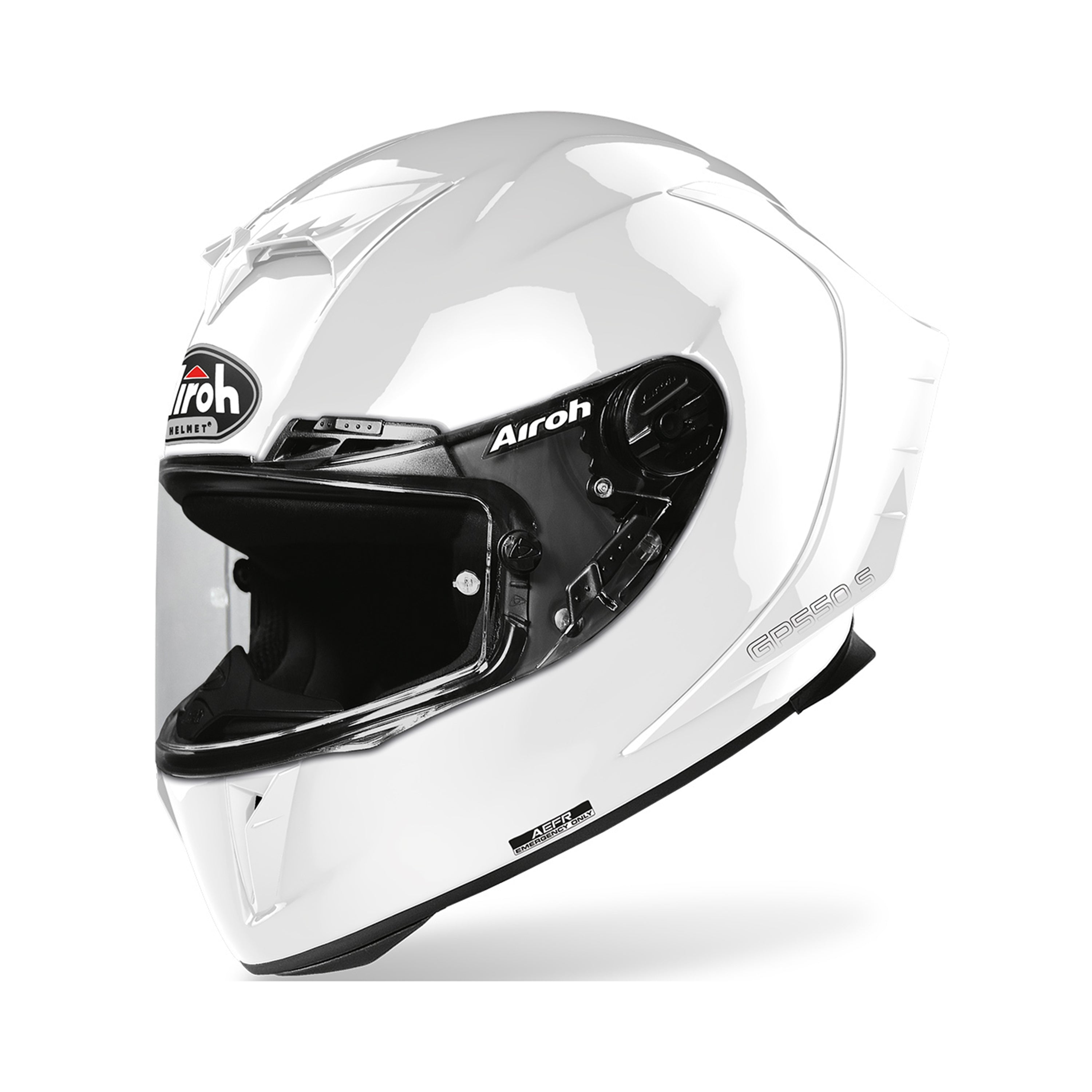 AIROH - CASCOS GP550 S COLOR WHITE GLOSS
