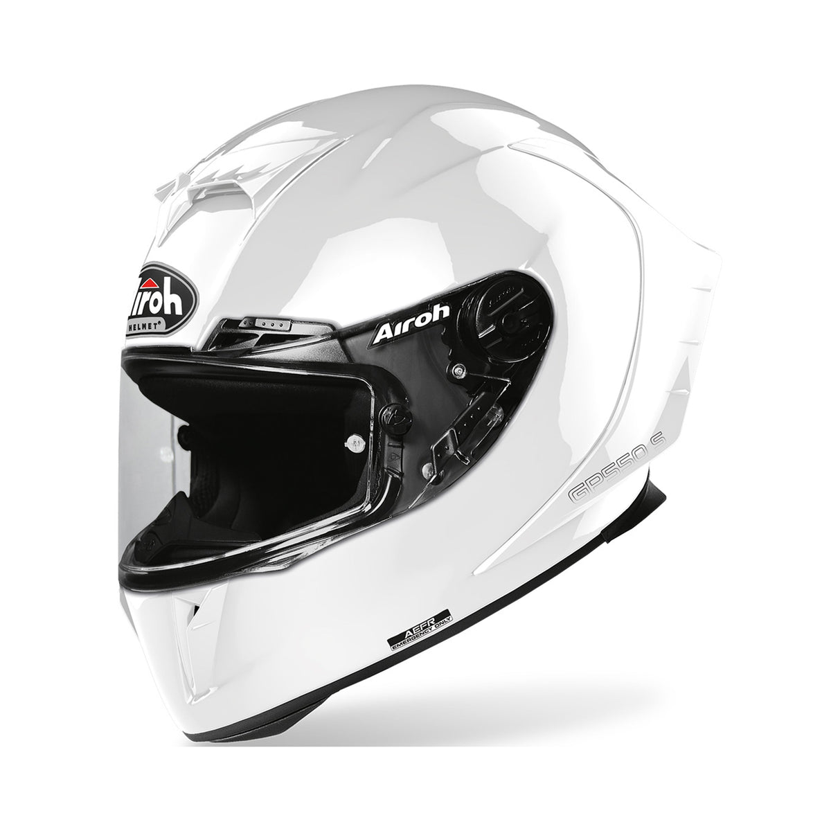 AIROH - CASCOS GP550 S COLOR WHITE GLOSS