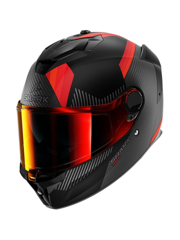 Shark - SPARTAN GT PRO CARBON Carbon Orange Anthracite
