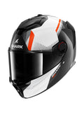 Shark - SPARTAN GT PRO CARBON Carbon White Orange