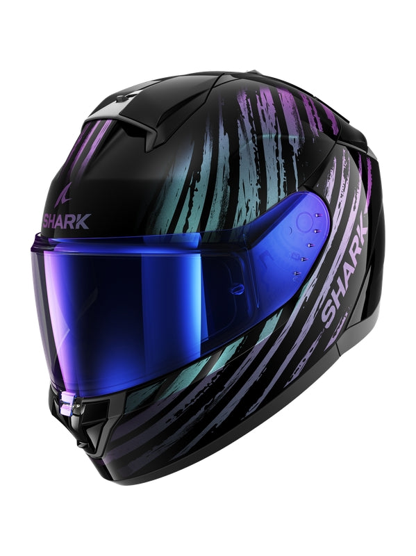 SHARK RIDILL 2 ASSYA CAPACETE INTEGRAL MOTO PRETO GLITTER PRETO