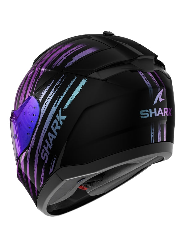 SHARK RIDILL 2 ASSYA CAPACETE INTEGRAL MOTO PRETO GLITTER PRETO
