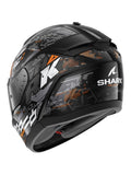 SHARK CASCOS RIDILL 2 MOLOKAI Negro Plata Naranja