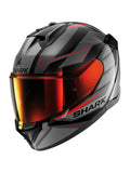 SHARK D-SKWAL 3 BLAST CAPACETE INTEGRAL MOTO PRETO-ANTRACITE-VERMELHO