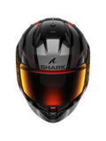 SHARK D-SKWAL 3 BLAST CAPACETE INTEGRAL MOTO PRETO-ANTRACITE-VERMELHO