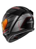SHARK D-SKWAL 3 BLAST CAPACETE INTEGRAL MOTO PRETO-ANTRACITE-VERMELHO