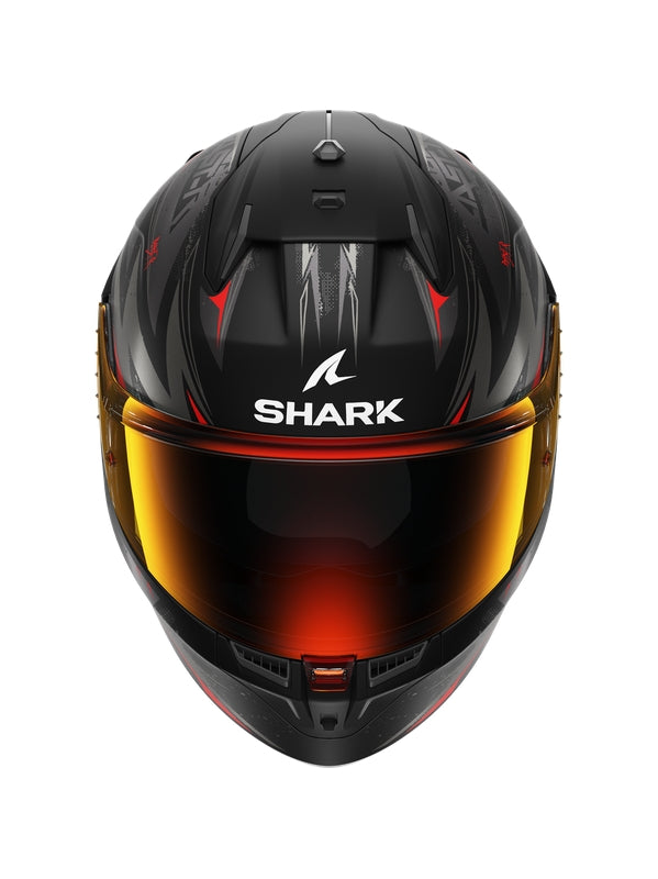 SHARK D SKWAL 3 BLAST CAPACETE INTEGRAL MOTO PRETO ANTRACITE VERMELHO