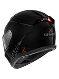 SHARK SKWAL I3 BLANK SP CAPACETE INTEGRAL MOTO PRETO ANTRACITE VERMELHO