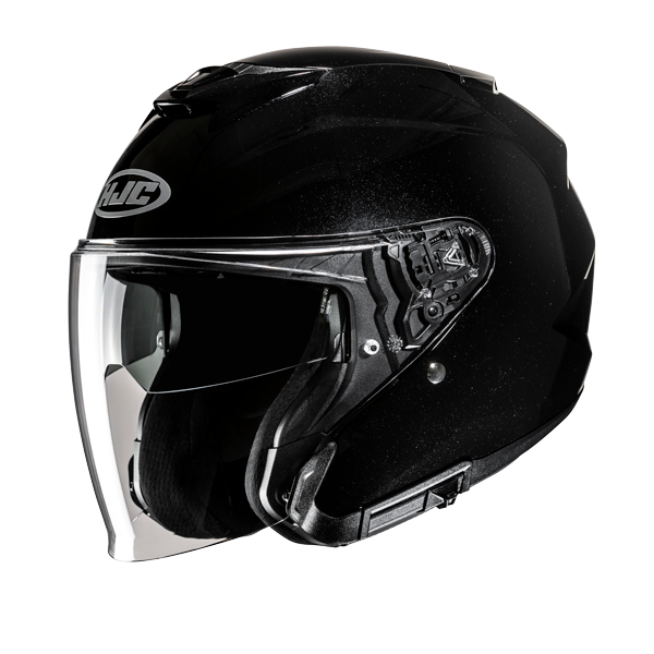 HJC i31Casco Abierto Para Moto De Calle Semimate Negro
