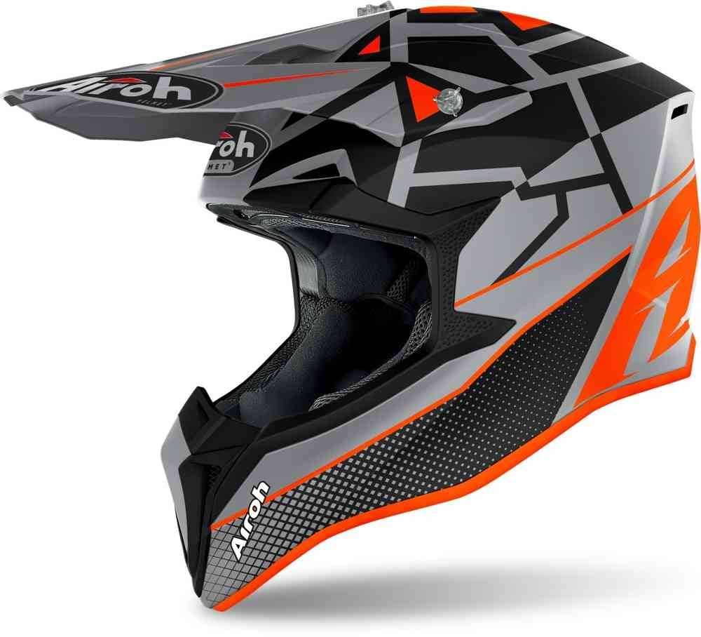 AIROH - CASCOS WRAAP YOUTH MOOD ORANGE MATT