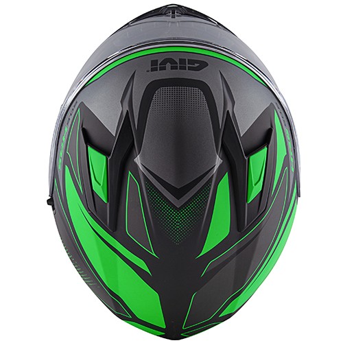 GIVI 50.6 STUTTGART.D SEGUE TITÂNIO-MT Moto Integral Capacete Verde – 5 – Maximomoto PT