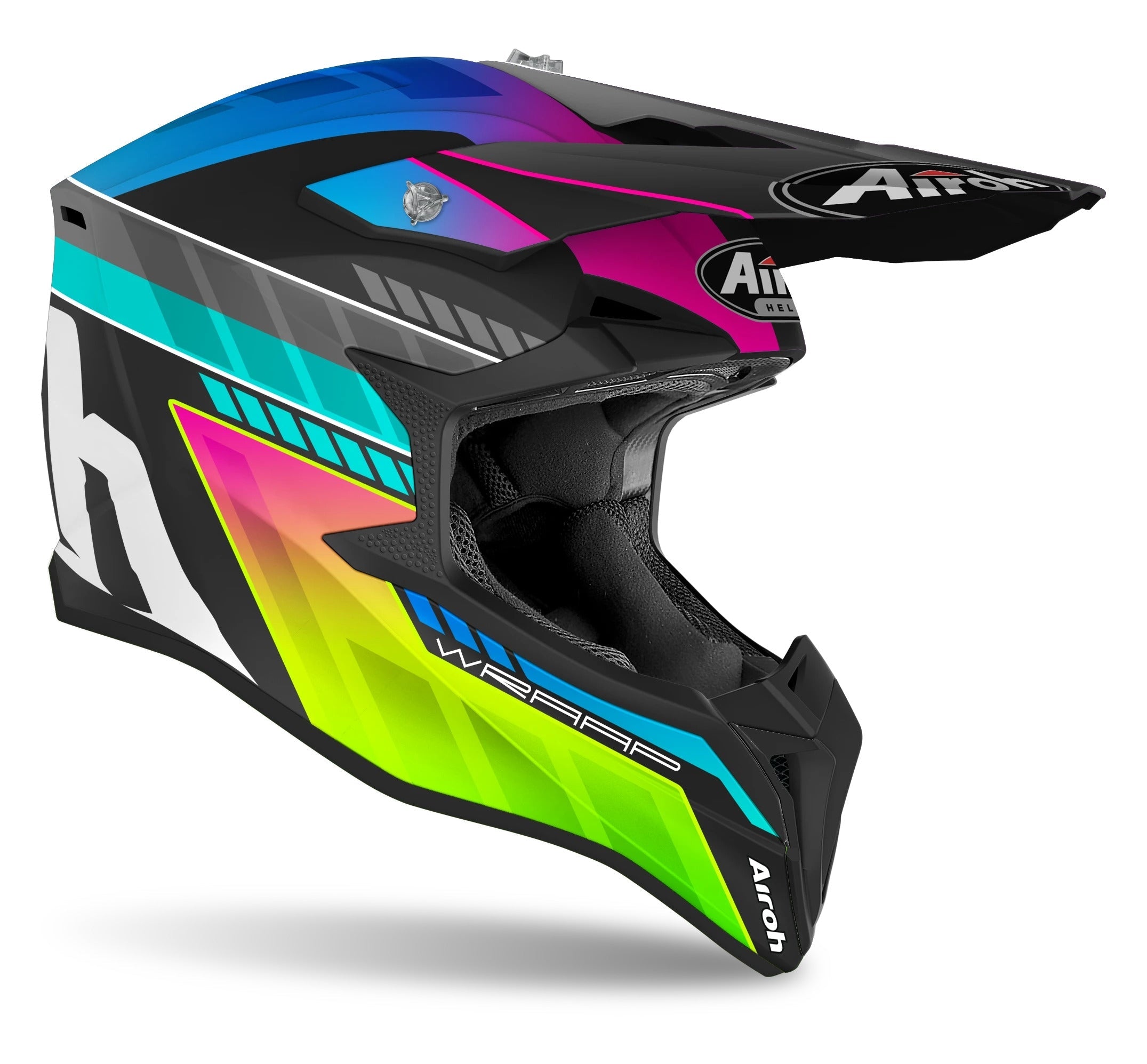 AIROH - CASCOS WRAAP YOUTH PRISM MATT