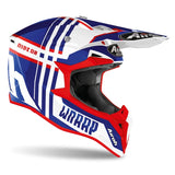 AIROH - CASCOS WRAAP YOUTH BROKEN BLUE/RED GLOSS