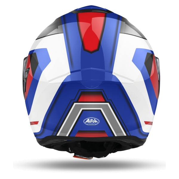 AIROH - CASCOS WRAAP YOUTH BROKEN BLUE/RED GLOSS