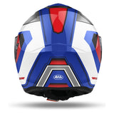 AIROH - CASCOS WRAAP YOUTH BROKEN BLUE/RED GLOSS