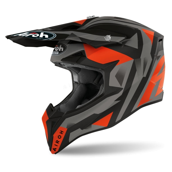 AIROH - CASCOS WRAAP SEQUEL ORANGE MATT