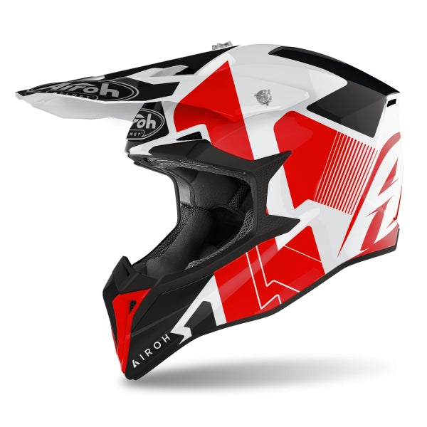 AIROH - CASCOS WRAAP RAZE RED GLOSS