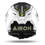 AIROH - CASCOS GP550 S RUSH WHITE/YELLOW GLOSS