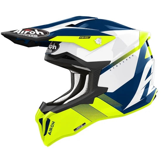 AIROH - CASCOS STRYCKER BLAZER YELLOW GLOSS  – 1 – Maximomoto PT