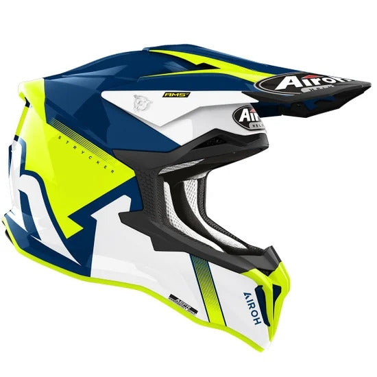 AIROH - CASCOS STRYCKER BLAZER YELLOW GLOSS  – 2 – Maximomoto PT